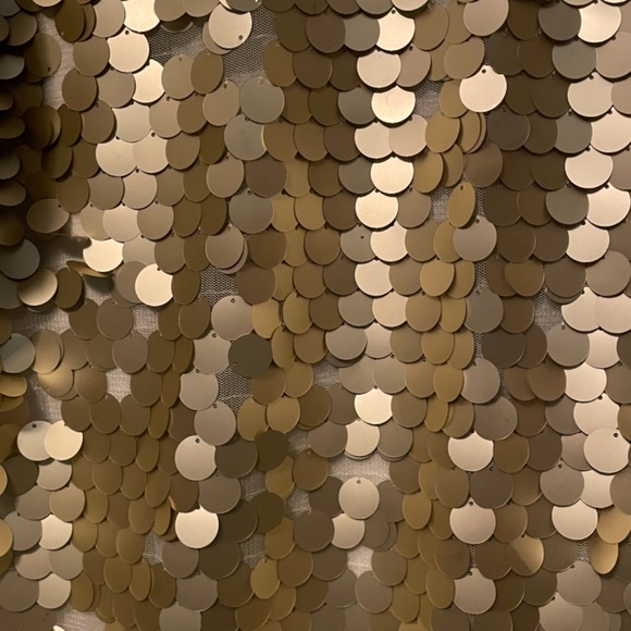 Beautiful Gold Sequin XL Blouse - Picture 2 of 6